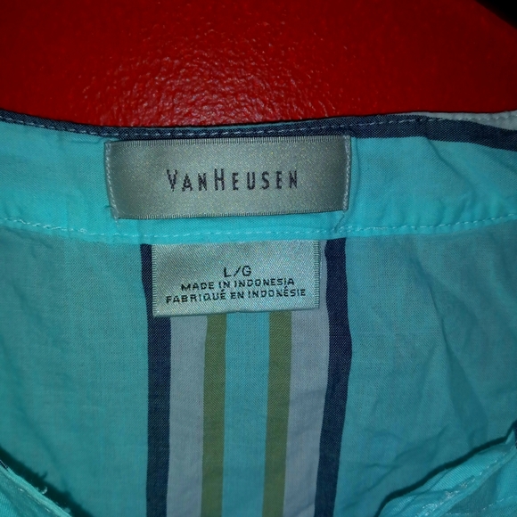 Vanheusen Vest Blouse Sz Large - Picture 2 of 4